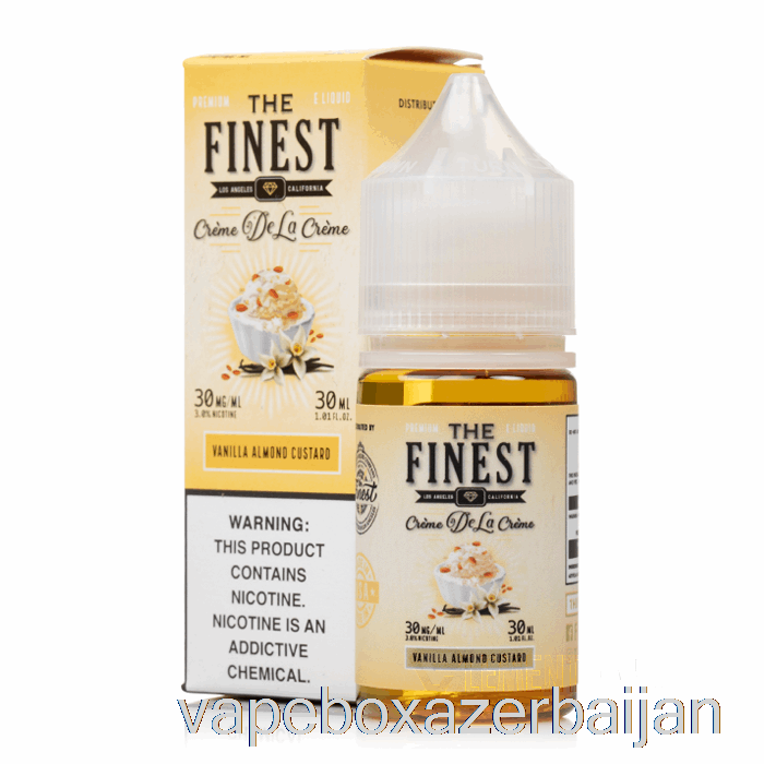Vape Smoke Vanilla Almond Custard - The Finest Cr